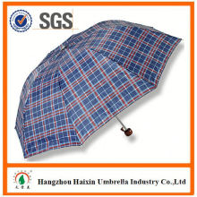 OEM/ODM Factory Wholesale Parasol Print Logo nylon 3 folding umbrella red logo